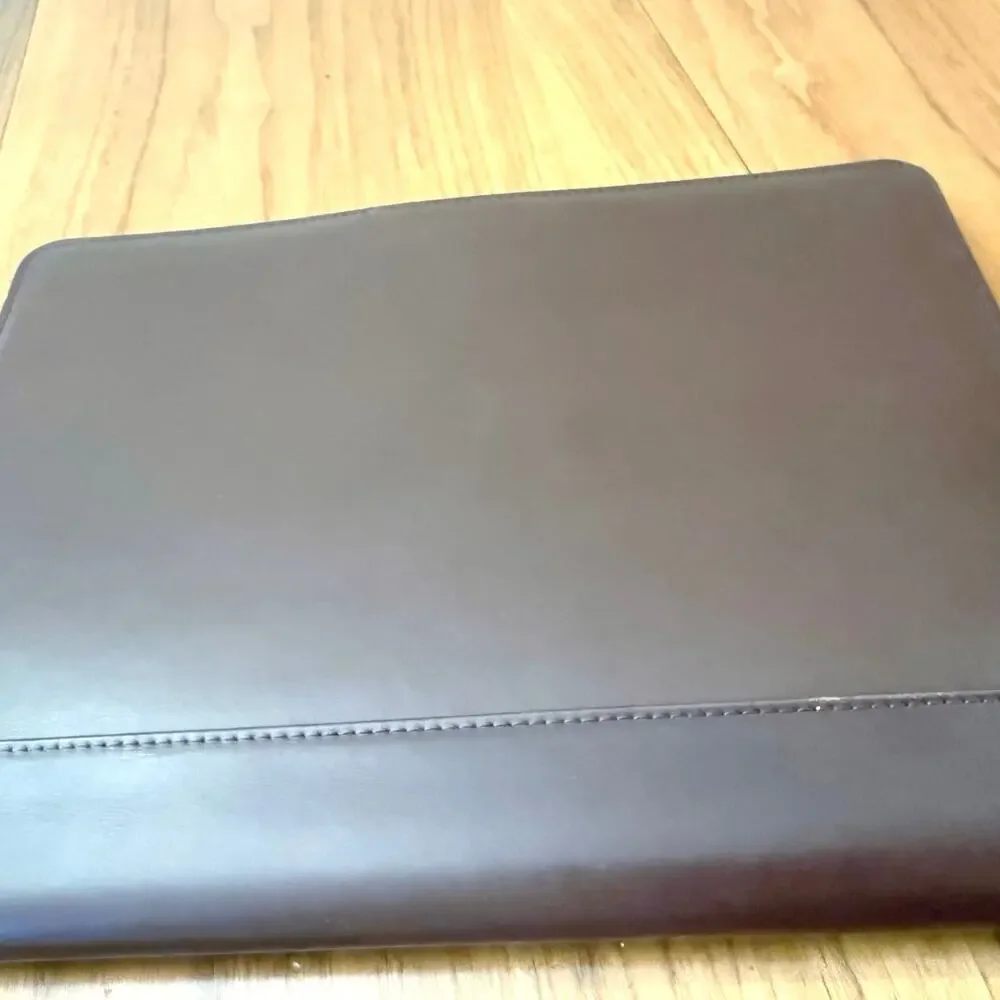 Franklin Covey Italian Leather Padfolio Brown Planner 12.75” x 9.5”